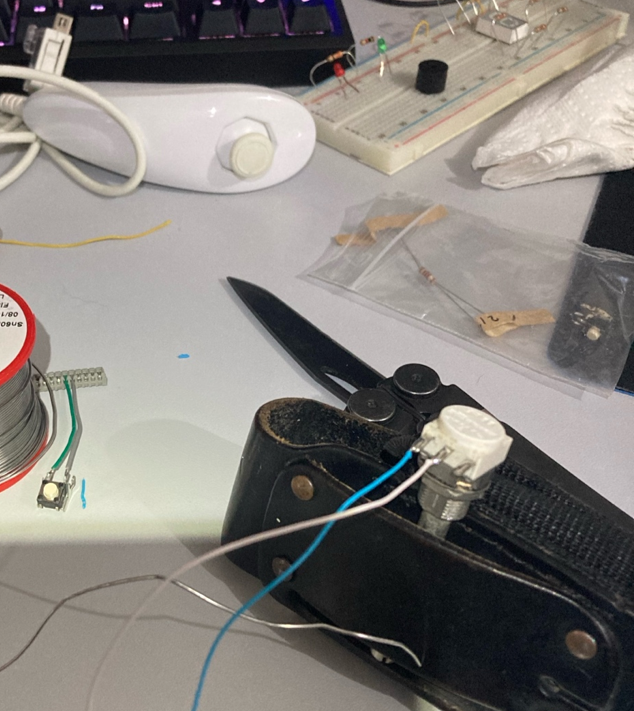 Test de sensibilité du potentiomètre pour HandiStick